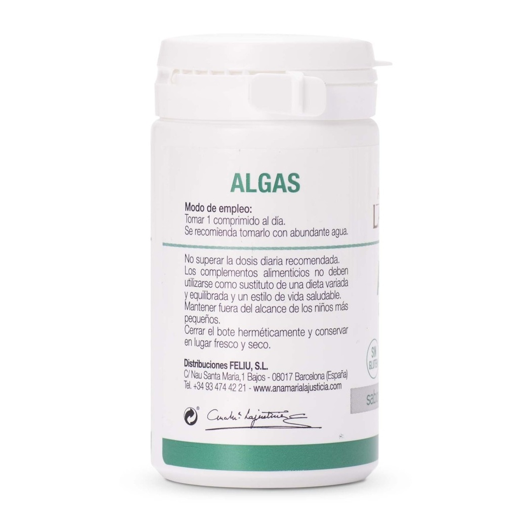 ALGAS COMPRIMIDOS SABOR A LIMON X 104 COMP.