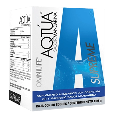 AQTUA SUPREME, CAJA CON 30 SACHETS OMNILIFE