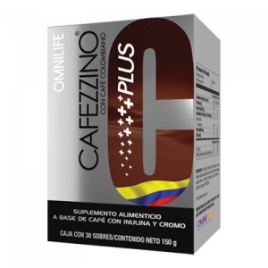 CAFEZZINO PLUS CAJA 30 SACHETS 150G OMNILIFE