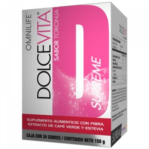 DOLCE VITA SUPREME, CAJA CON 30 SACHETS OMNILIFE