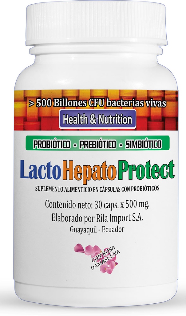 LACTO HEPATO PROTETC 30 CAPSULAS 500 MG LACTINA