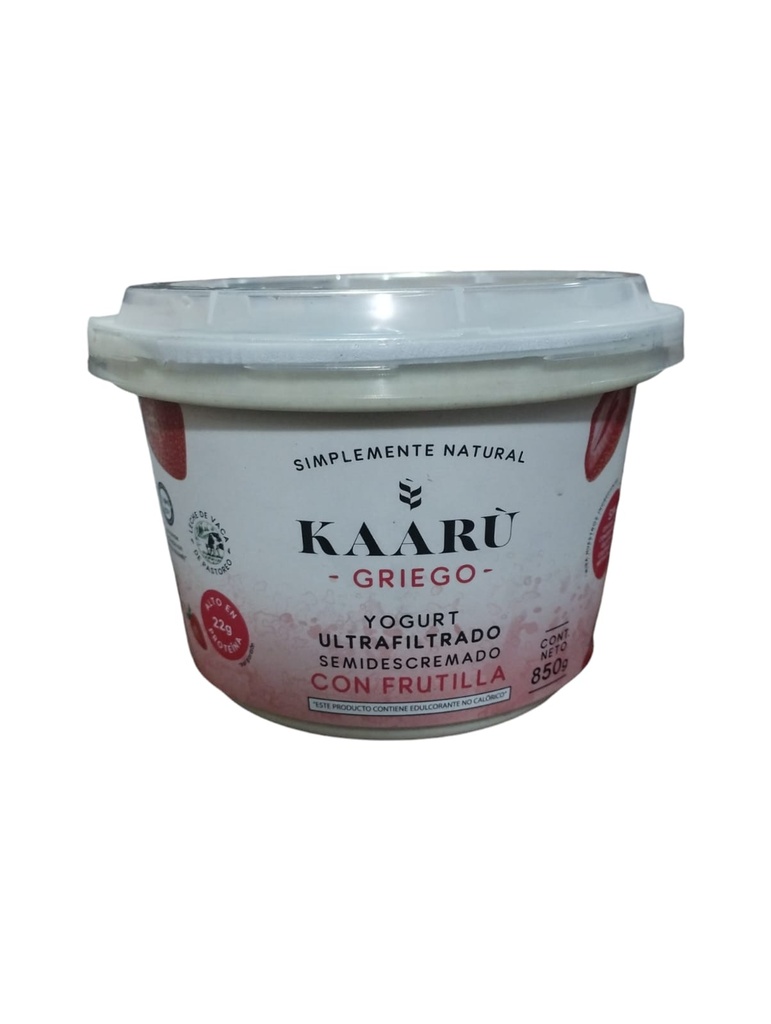 YOGURT SEMIDESCREMADO CON FRUTILLA 850G