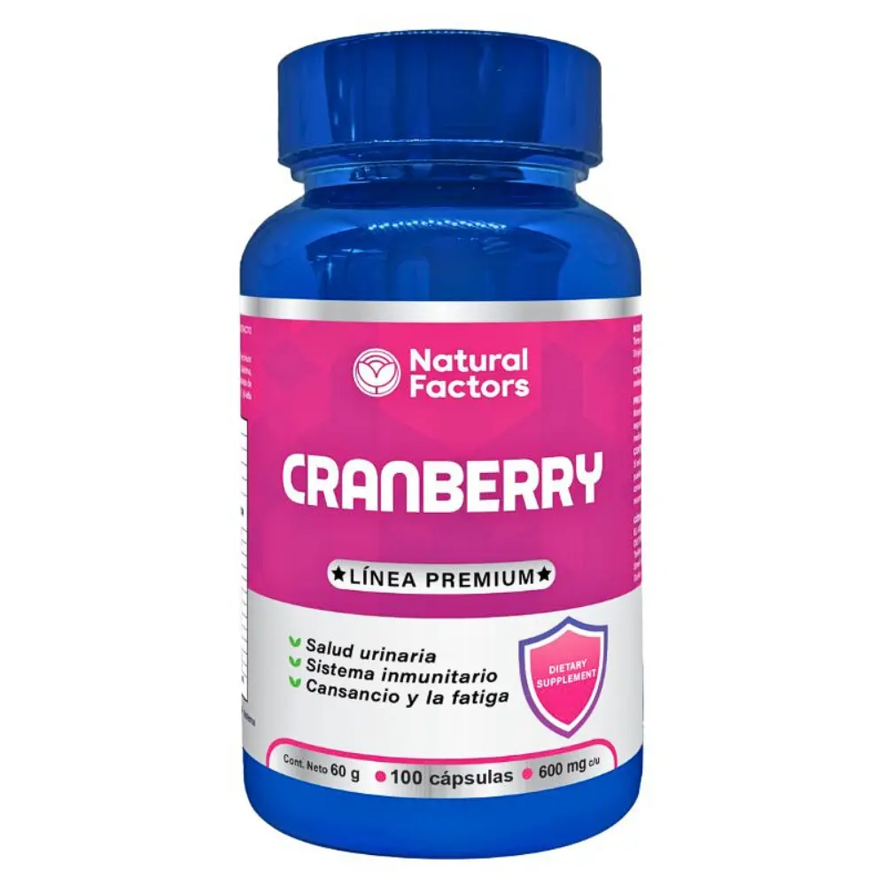 CRANBERRY 100 CAPSULAS 600 MG FACTORS