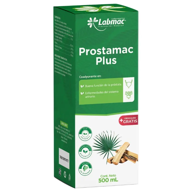 [LBM-0103] PROSTAMAC PLUS JARABE 500 ML LABMAC