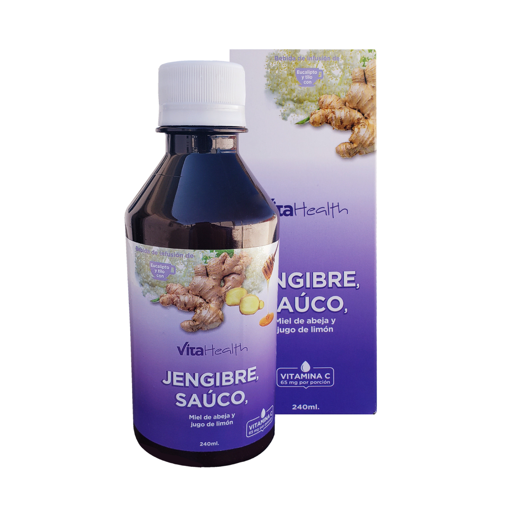 JENGIBRE SAUCO 240 ML VITAHEALTH