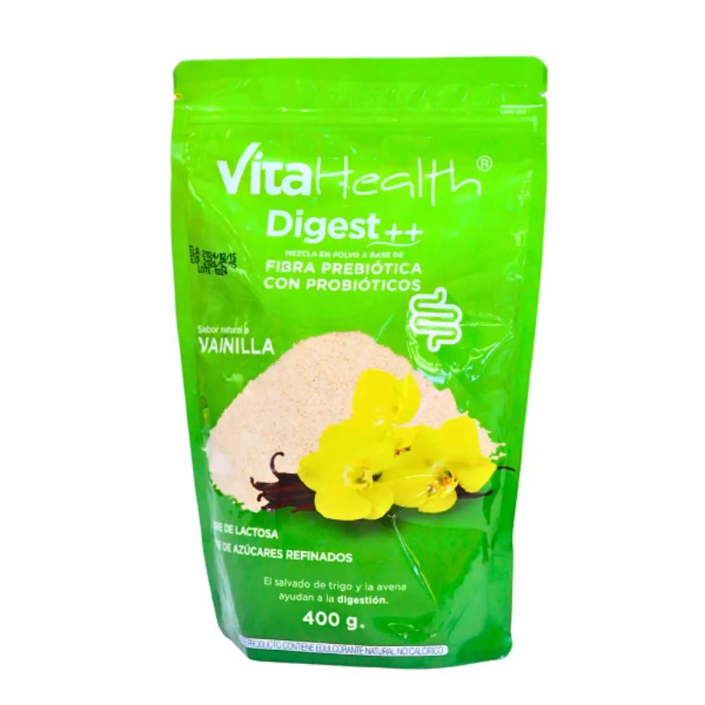 DIGEST FIBRA PREBIOTICA VAINILLA FUNDA 400 G VITAHEALTH