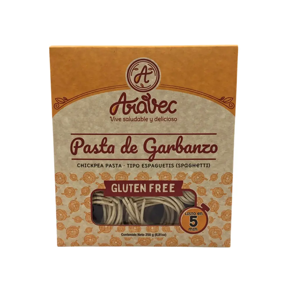 PASTA DE GARBANZO TIPO SPAGHETIS 250 G ARAVEC