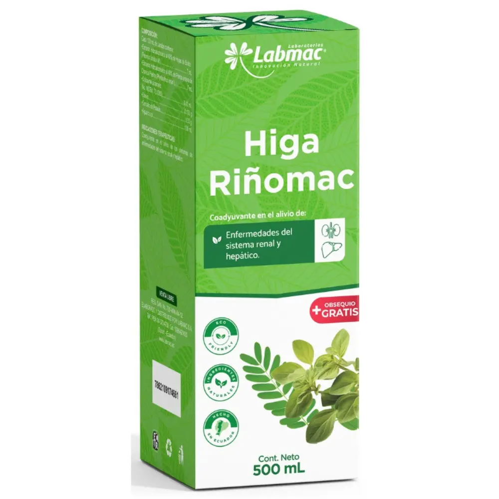 [LBM-0066] HIGA RIÑOMAC JARABE 500 ML LABMAC