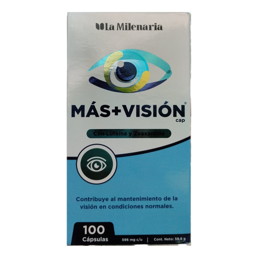 MAS + VISION 596 MG X 100 CAPSULAS