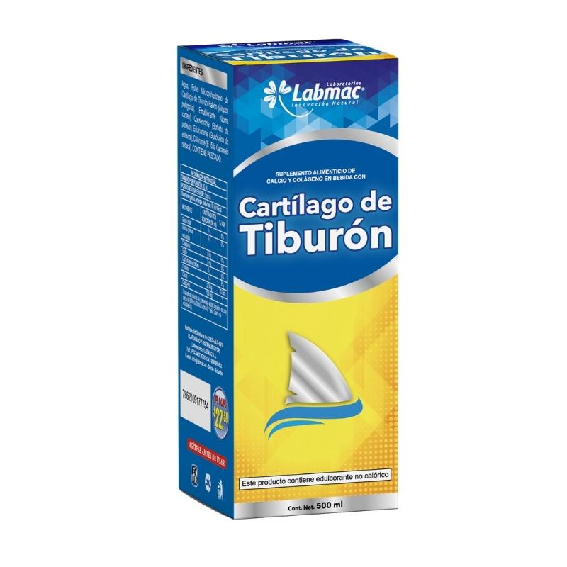 CALCIO Y COLAGENO CARTILAGO DE TIBURON JARABE 500 ML LABMAC