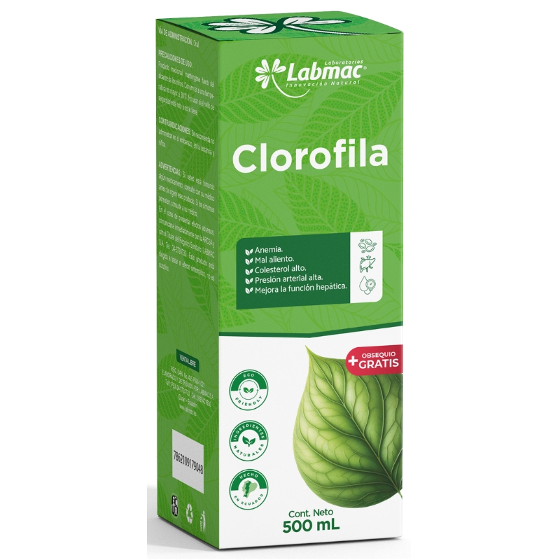 CLOROFILA JARABE 500 ML LABMAC