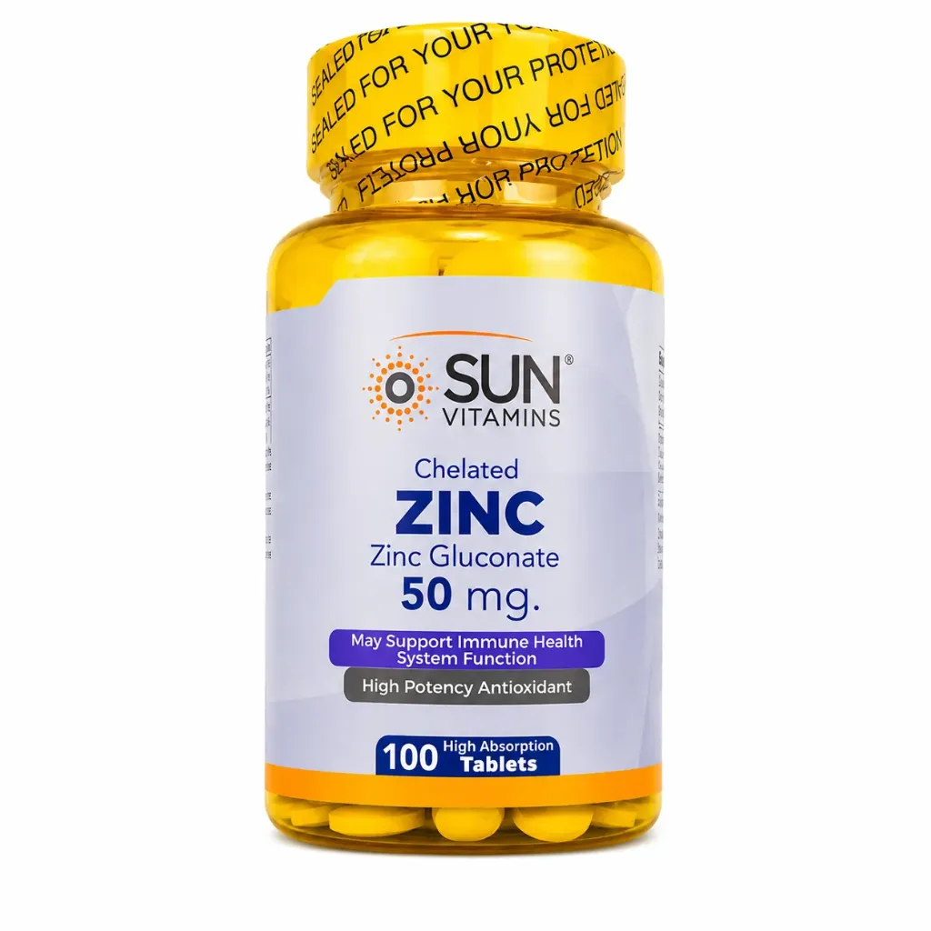 [SUM-0001] ZINC GLUCONATE 100 TABLETAS 50 MG SUN VITAMINS