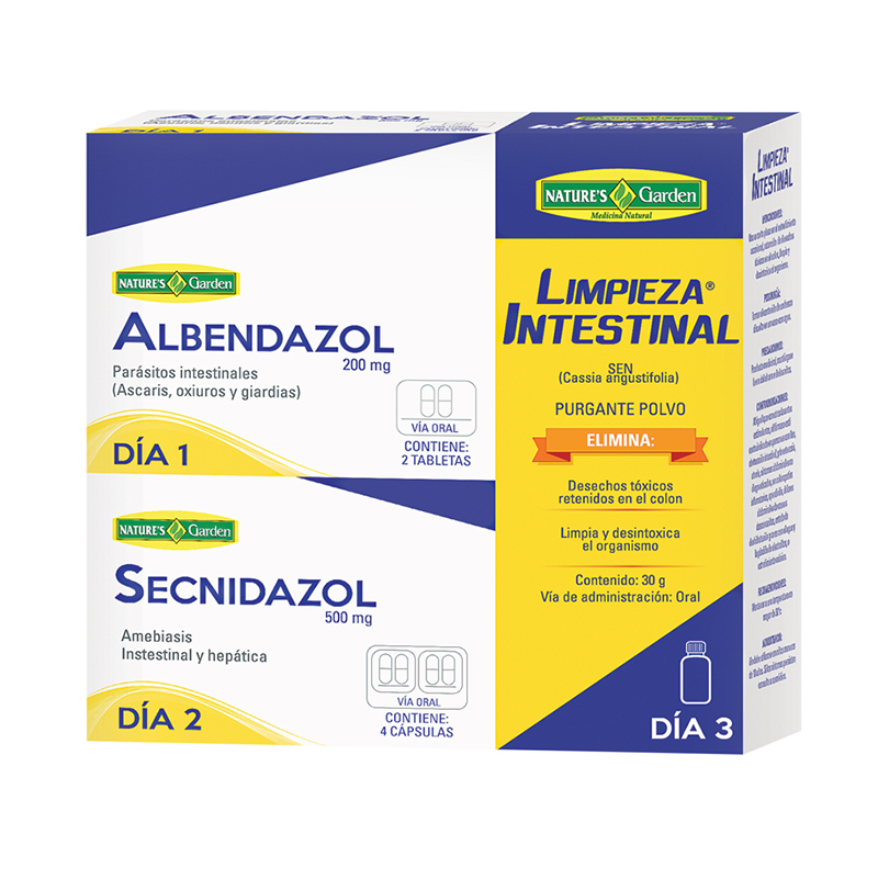 [NTG-0002] KIT LIMPIEZA INTETSINAL GARDEN