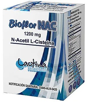BIOFLOR NAC 10 SOBRES 1200 MG N-ACELTI L-CISTEÍNA LACTINA