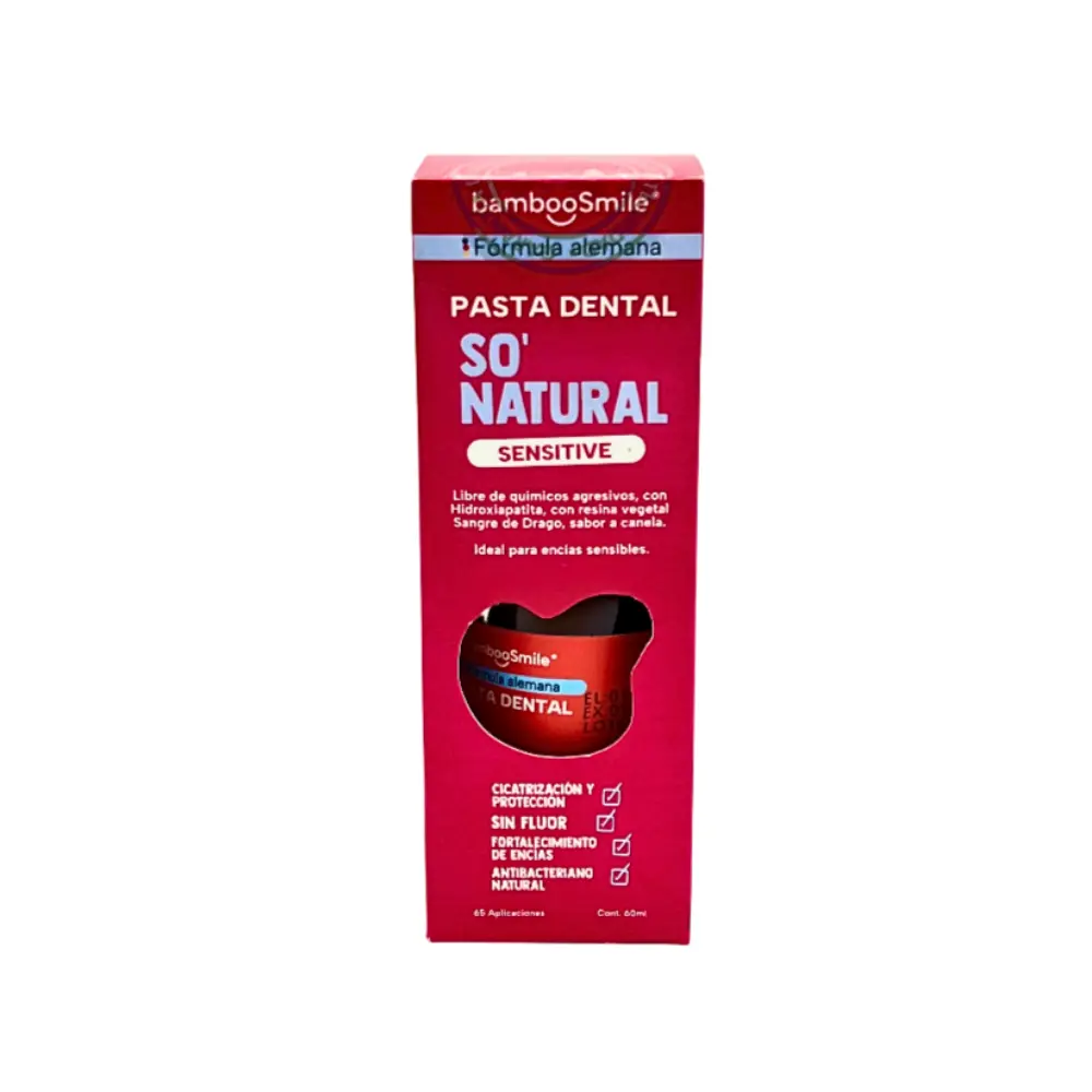 PASTA DENTAL NATURAL SENSITIVE 125 ML BAMBOO