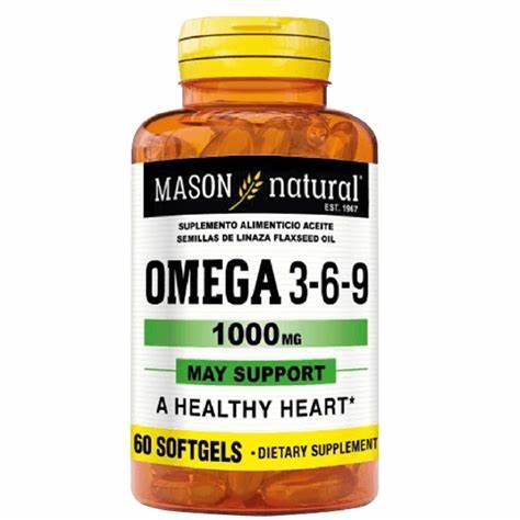 [MSN-0010] OMEGA 3-6-9 60 SOFTGEL 1000 MG MASON