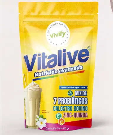 VITALIVE NUTRICION AVANZADA CALOSTRO BOVINO ZINC+QUINOA 400G