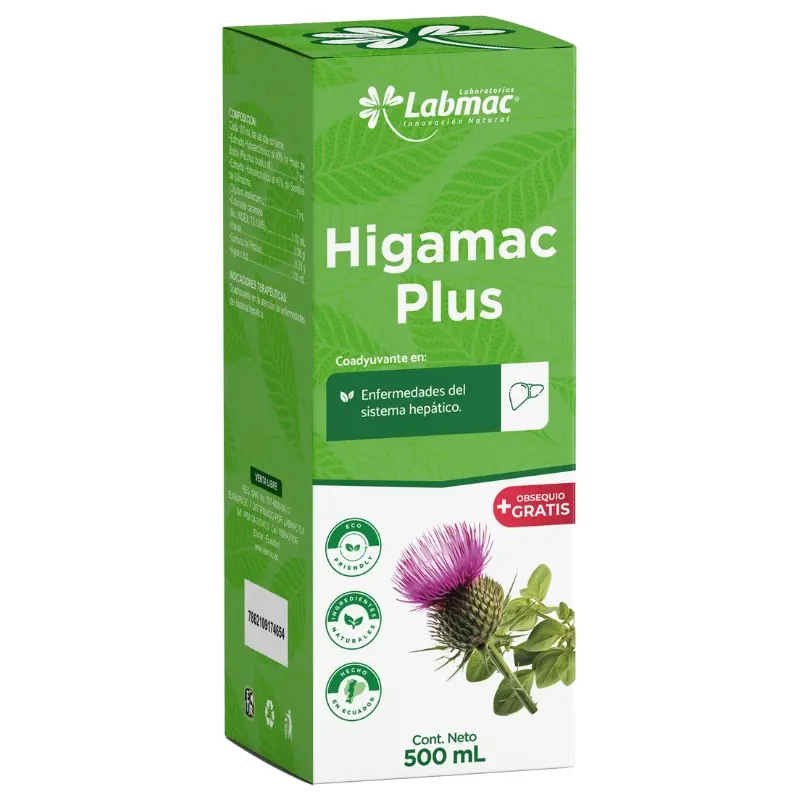 HIGAMAC PLUS JARABE 500 ML LABMAC