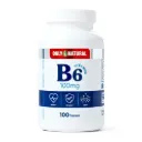 VITAMINA B-6 100 TABLETAS 100 MG ONLY NATURAL