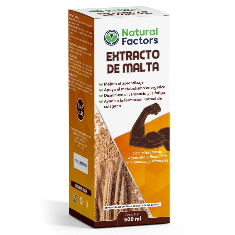 EXTRACTO DE MALTA JARABE 500 ML FACTORS