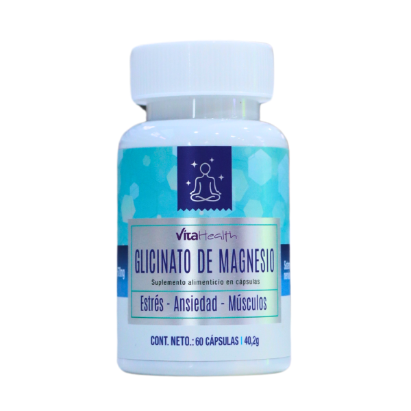 GLICINATO DE MAGNESIO 60 CAPSULAS 40.2 G VITALHEALTH