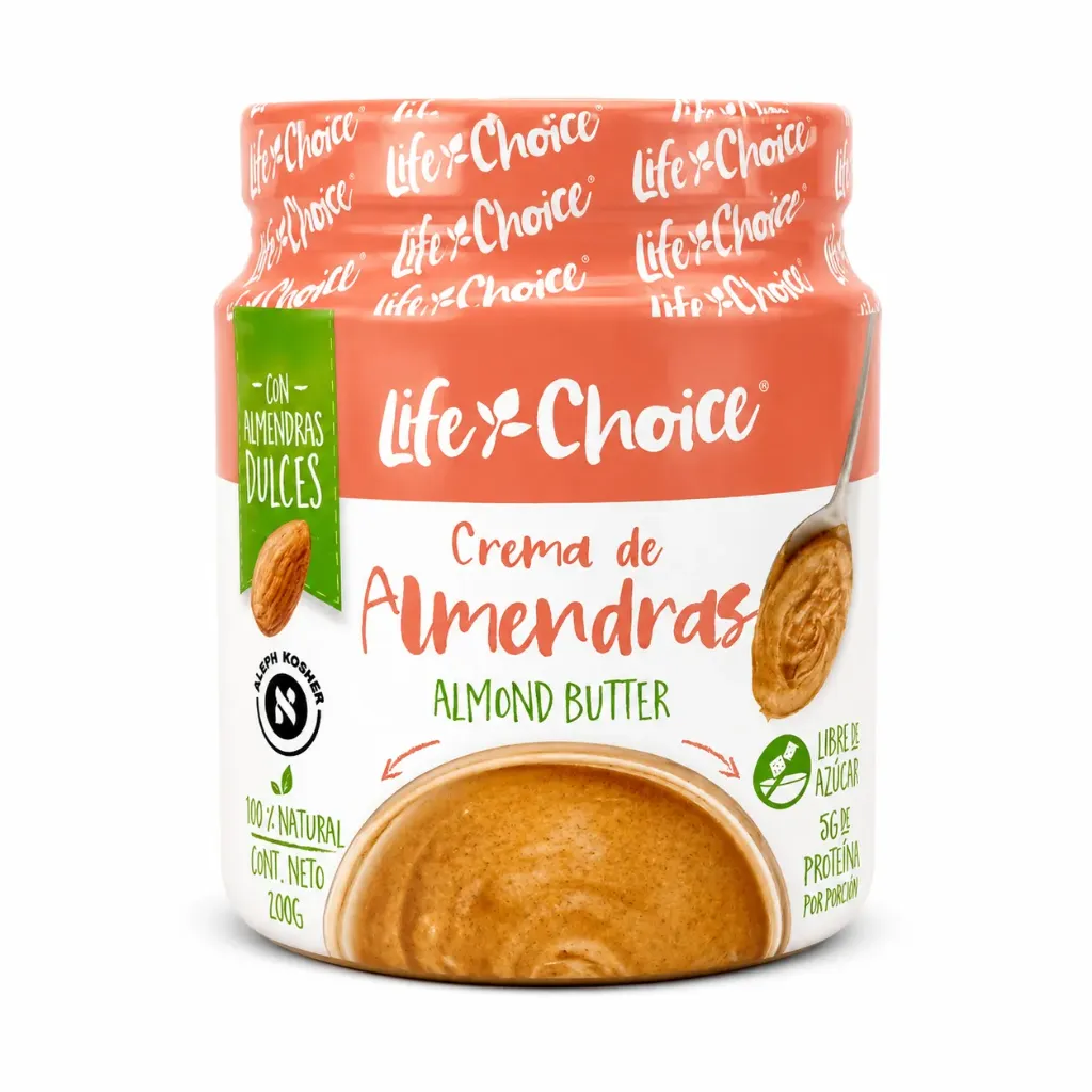 CREMA DE ALMENDRAS 200 G LIFE CHOICE