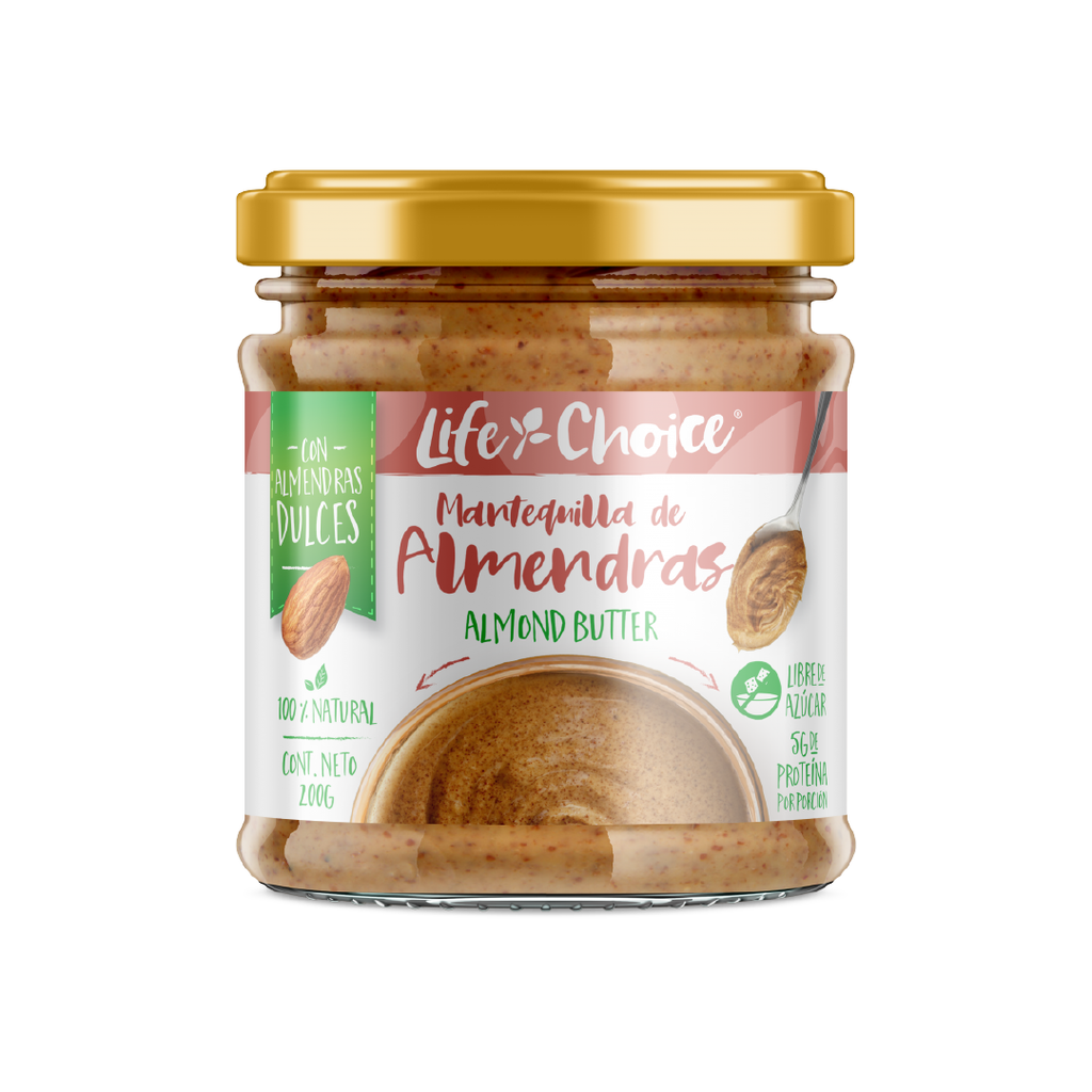 MANTEQUILLA DE ALMENDRAS 200G