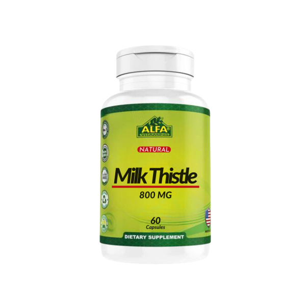 MILK THISTLE 60 CAPSULAS 800 MG ALFA