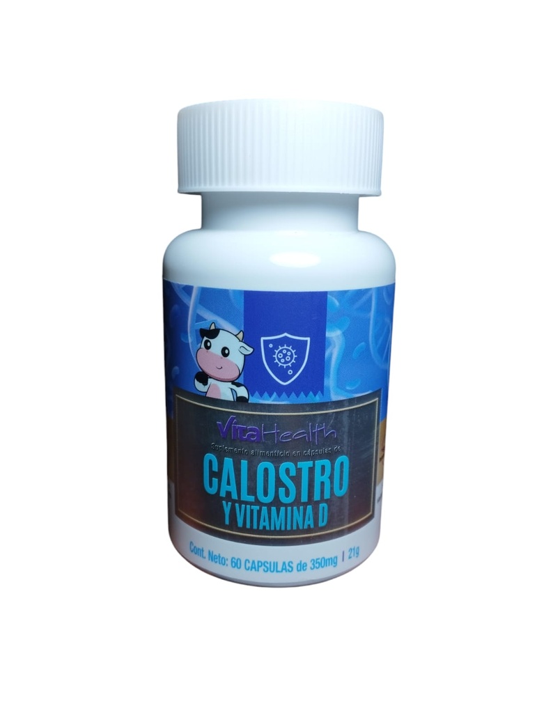 CALOSTRO Y VITAMINA D 60 CAPSULAS 350 MG VITAHEALTH