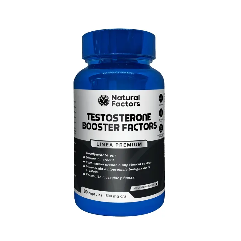TESTOSTERONE BOOSTER 90 CAPSULAS 500 MG FACTORS