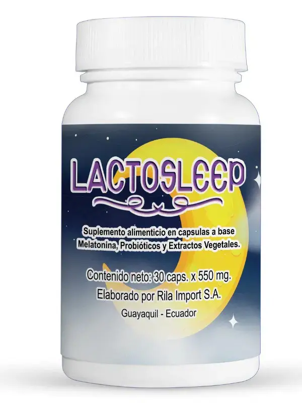 LACTOSLEEP 30 CAPSULAS 550MG LACTINA