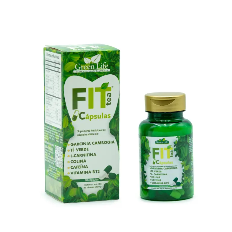 FIT TEA 60 CAPSULAS 500 MG GREEN LIFE