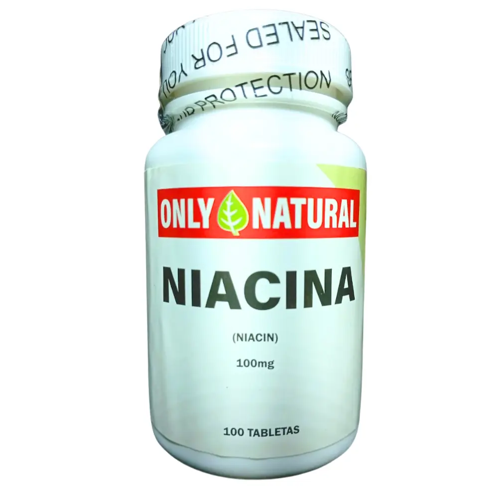 NIACINA 100 TABLETAS 100 MG ONLY NATURAL