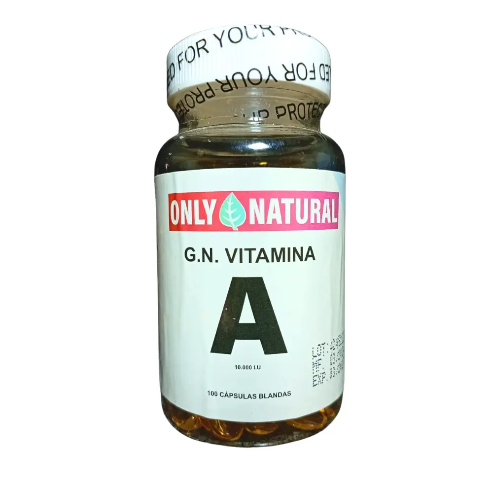 VITAMINA A 100 SOFTGEL 10.000 IU ONLY NATURAL