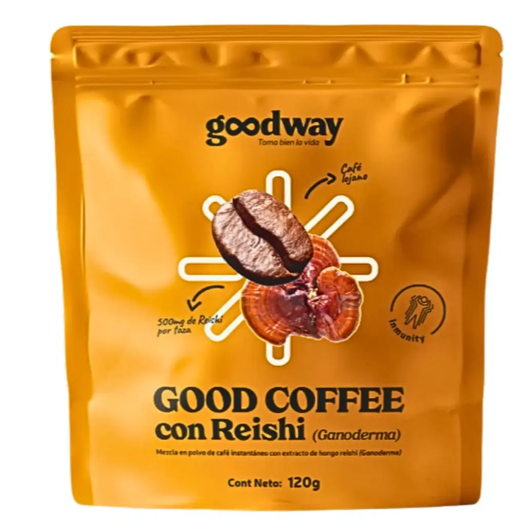 [GWE-0003] GOOD COFFEE CON REISHI CAFE CON GANODERMA 120 G GOODWAY