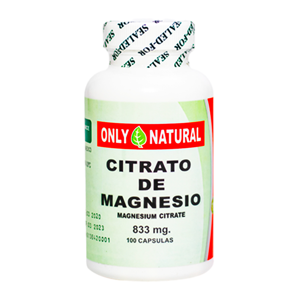 CITRATO DE MAGNESIO 60 CAPSULAS ONLY NATURAL