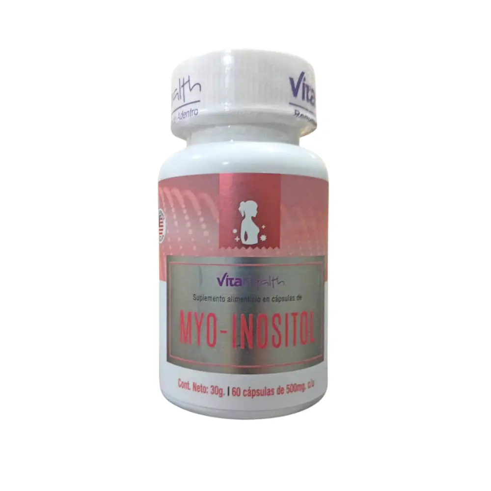 MYO - INOSITOL 60 CAPSULAS 500 MG VITAHEALTH