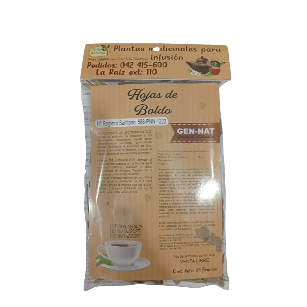 HOJAS DE BOLDO 24 GR GRAN SELVA REAL