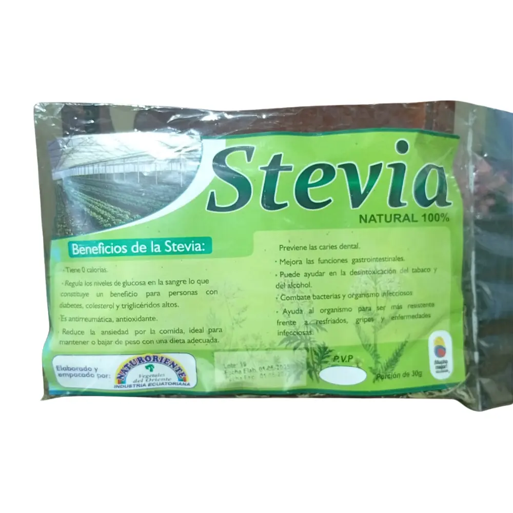 STEVIA HOJAS 30 G VEGETALES DEL ORIENTE