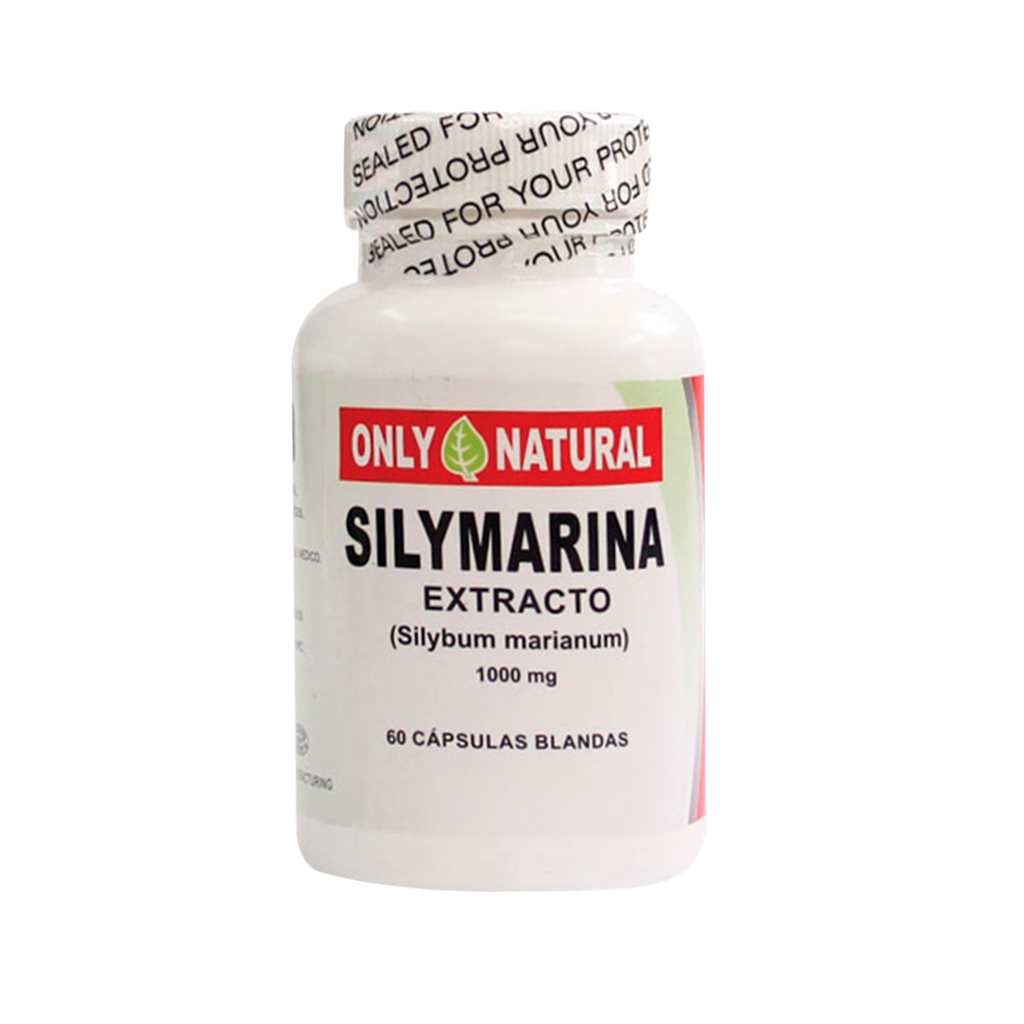SILYMARINA 60 CAPSULAS 1000 MG  ONLY NATURAL