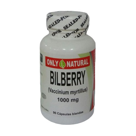 BILBERRY 90 CAPSULAS 1000 MG ONLY NATURAL
