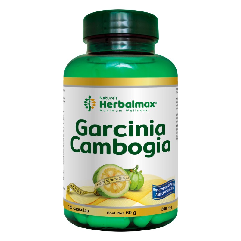 GARCINIA CAMBOGIA 120 CAPSULAS 500 MG HERBALMAX