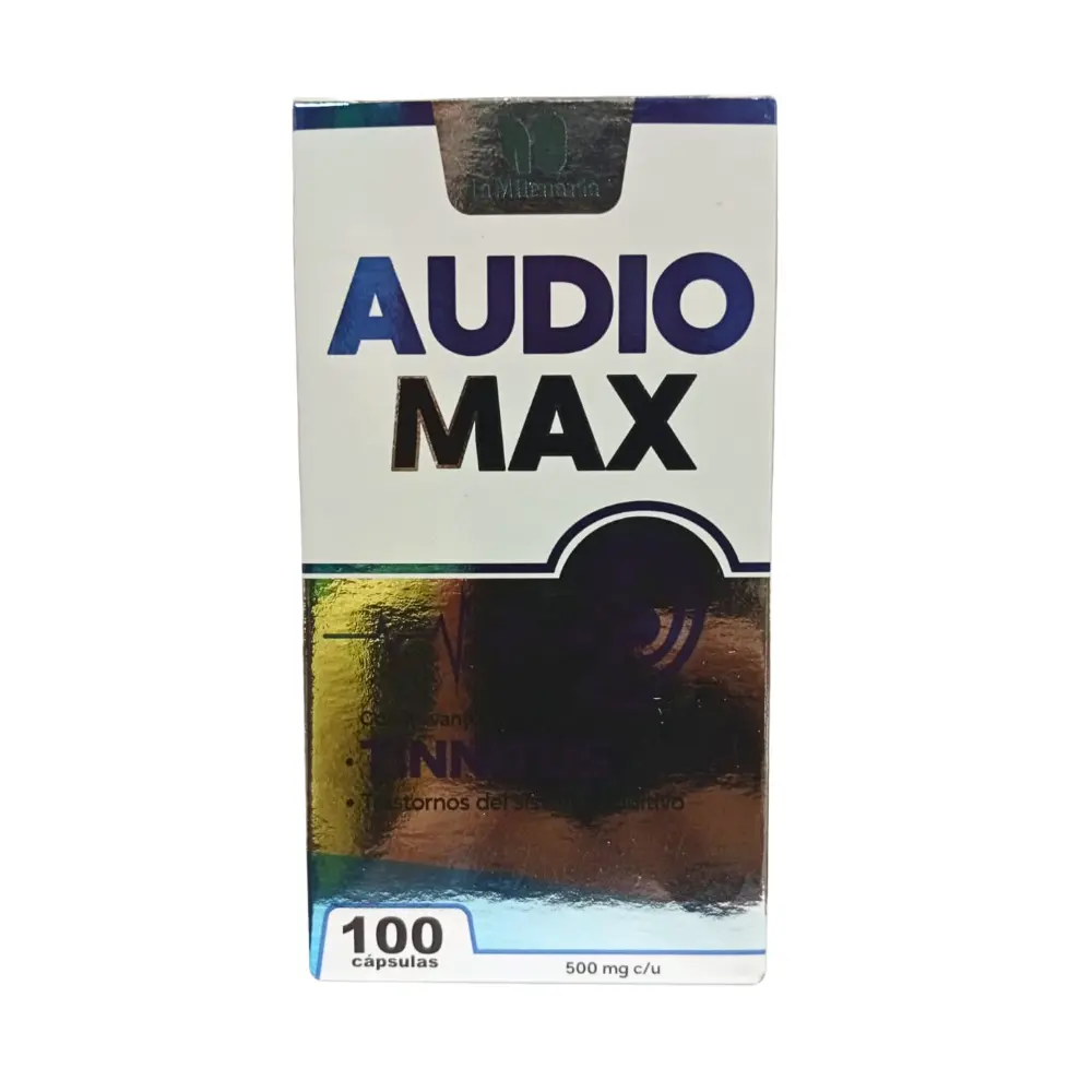 AUDIO MAX 100 CAPSULAS 500 MG LA MILENARIA