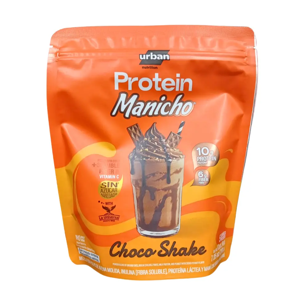 PROTEIN MANICHO CHOCO SHAKE 200 G URBAN NUTRITION