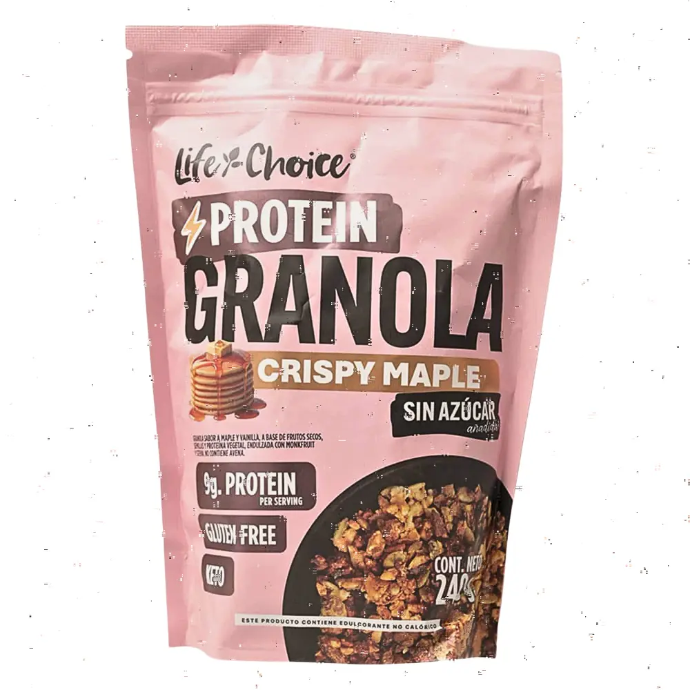 PROTEIN GRANOLA CRISPY MAPLE 240 G LIFE CHOICE