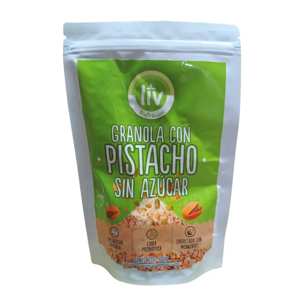 GRANOLA CON PISTACHO SIN AZUCAR 300 G LIV