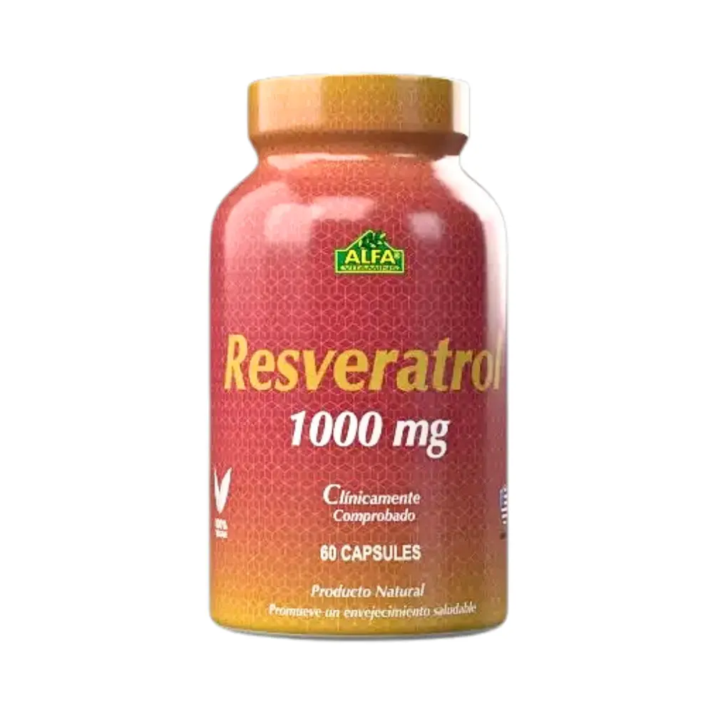 RESVERATROL 60 CAPSULAS 1000 MG ALFA