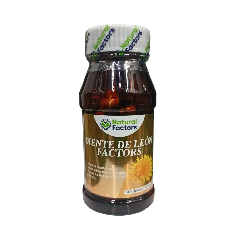 [NTF-0059] DIENTE DE LEON 100 CAPSULAS 315 MG FACTORS