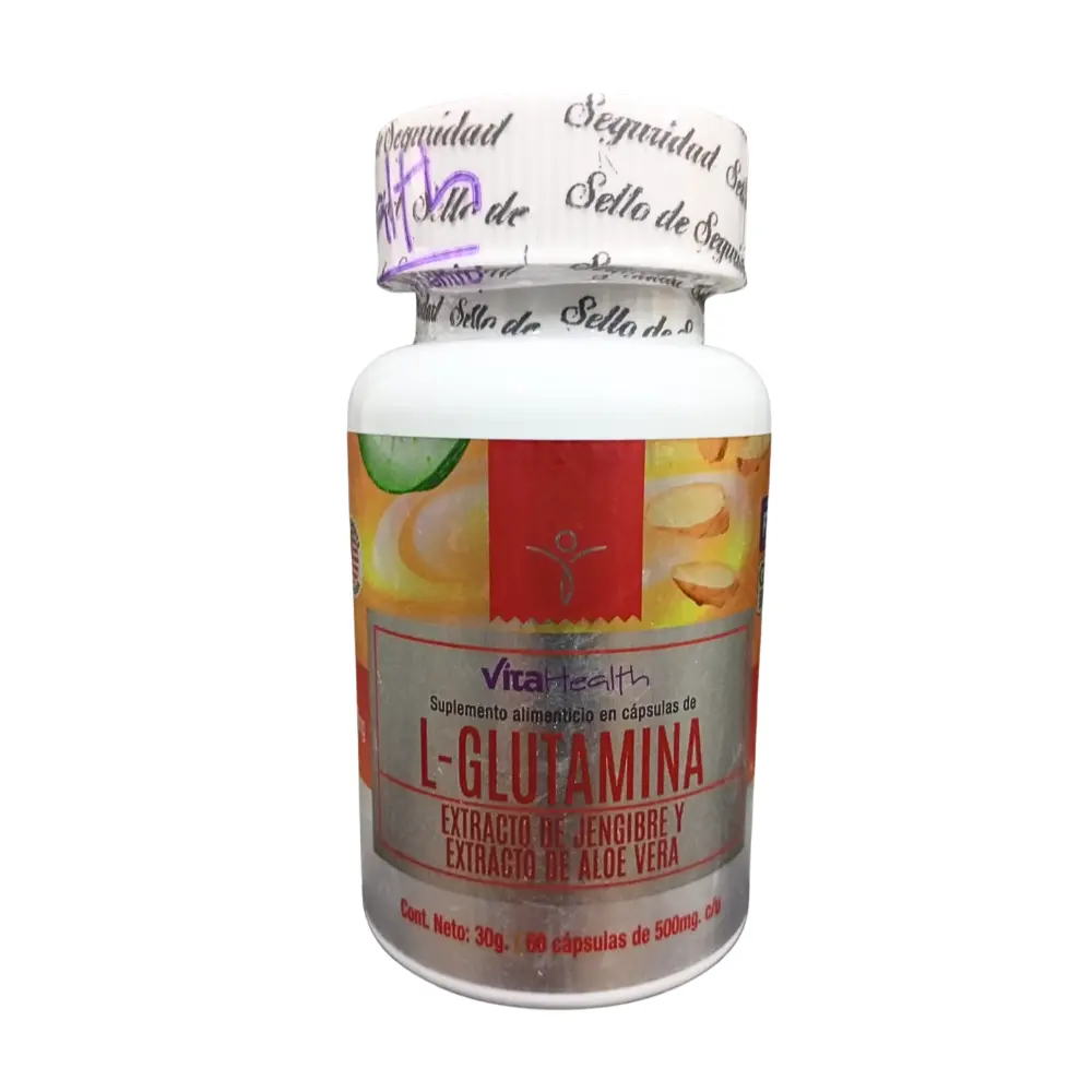 L-GLUTAMINA 60 CAPSULAS 500 MG VITAHEALTH