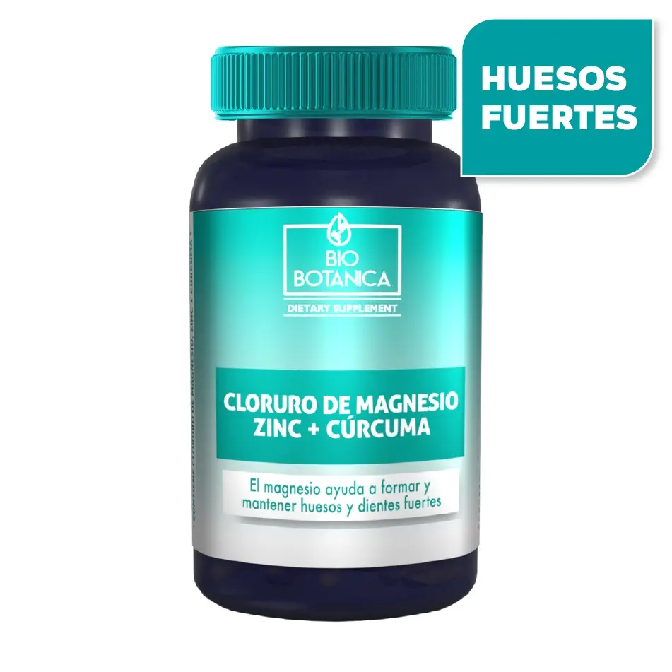 CLORURO DE MAGNESIO ZINC + CURCUMA 60 CAPSULAS QUANTUM